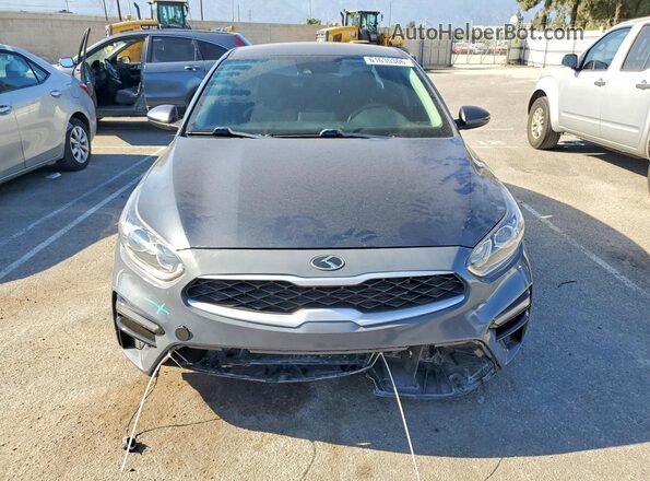 3KPF24AD7ME307384 2021 KIA FORTE Charcoal Вид спереду