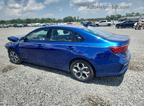 3KPF24AD7ME317994 2021 KIA FORTE Синий Задняя левая четверть