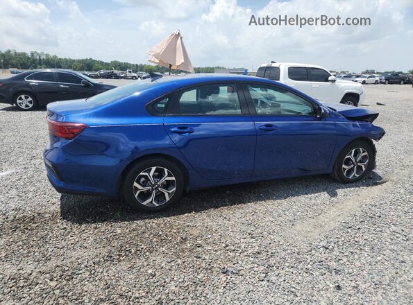 3KPF24AD7ME317994 2021 KIA FORTE Синий Задняя правая четверть