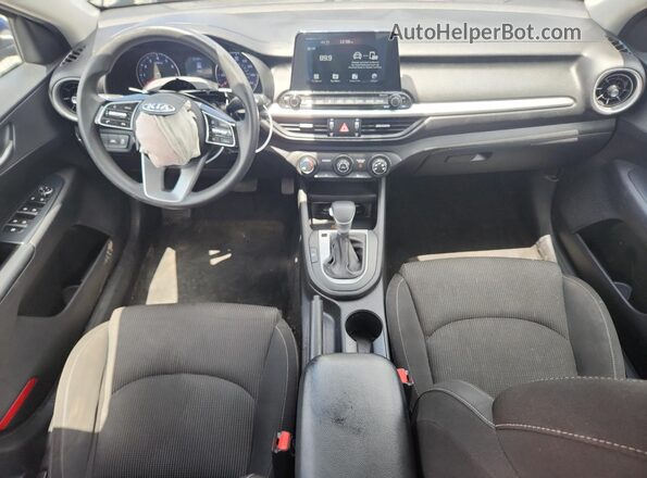 3KPF24AD7ME317994 2021 KIA FORTE Синий Вид панели приборов