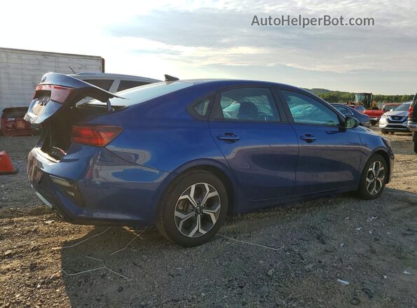 3KPF24AD7ME377600 2021 KIA FORTE Blue Tył prawy