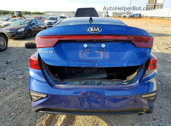 3KPF24AD7ME377600 2021 KIA FORTE Blue Widok z tyłu