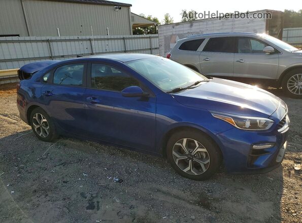 3KPF24AD7ME377600 2021 KIA FORTE Blue Przód prawy