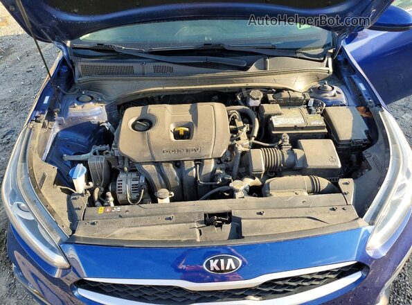 3KPF24AD7ME377600 2021 KIA FORTE Blue Widok wnętrza z tyłu
