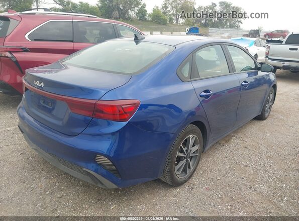 3KPF24AD7NE475186 2022 KIA FORTE Blue Trasero derecho