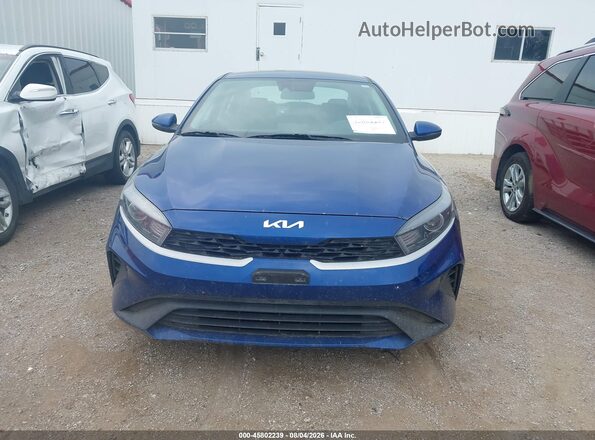 3KPF24AD7NE475186 2022 KIA FORTE Blue Vista del cuadro de instrumentos