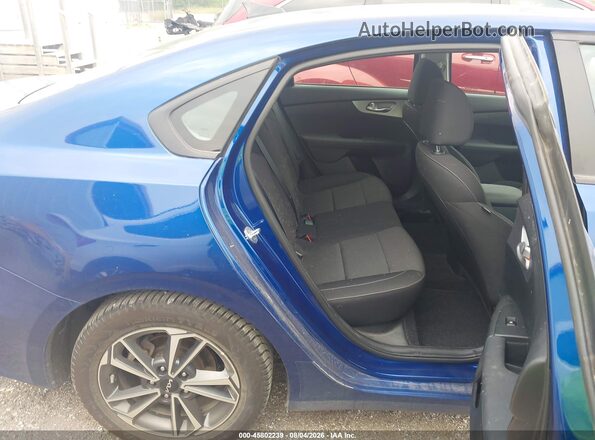 3KPF24AD7NE475186 2022 KIA FORTE Blue Vista de la etiqueta del VIN