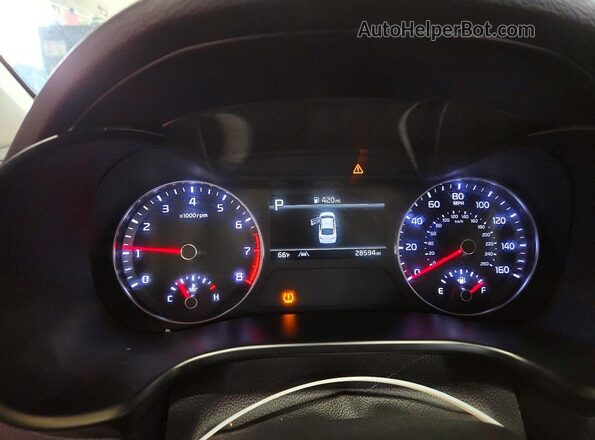 3KPF24AD7NE494885 2022 KIA FORTE Серый Вид щитка приборов