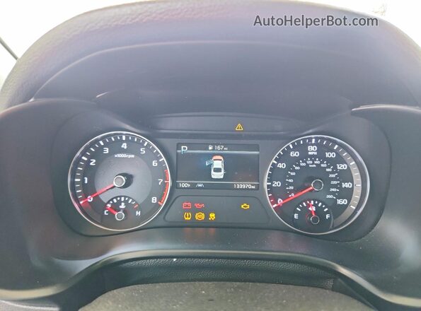 3KPF24AD7PE566414 2023 KIA FORTE White Вид щитка приладів