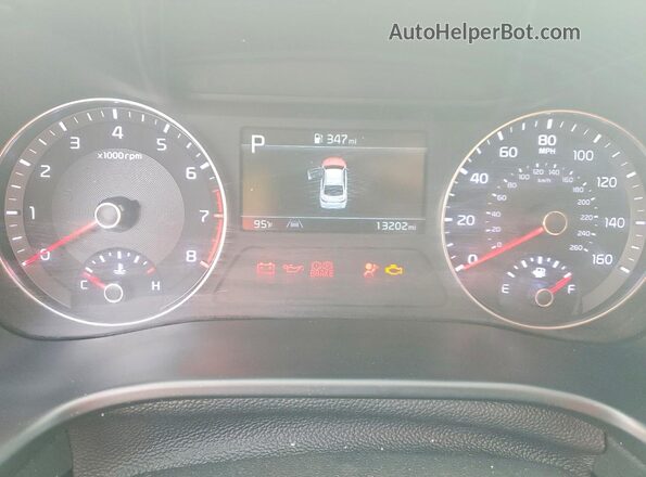 3KPF24AD7PE587943 2023 KIA FORTE Белый Вид щитка приборов