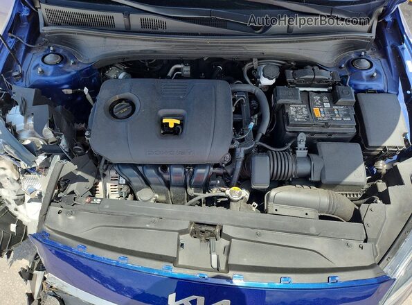 3KPF24AD7PE677996 2023 KIA FORTE Blue უკანა სალონის ხედი