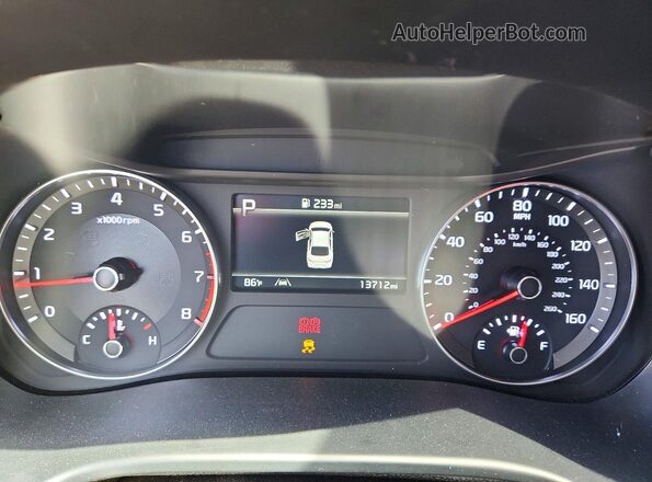 3KPF24AD7RE781200 2024 KIA FORTE White Սարքավորումների վահանակի տեսք