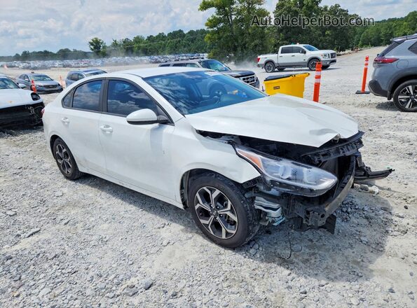 3KPF24AD8KE012906 2019 KIA FORTE White Delantero derecho
