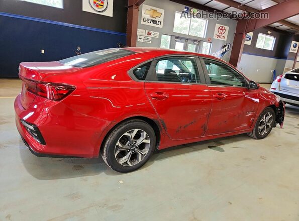 3KPF24AD8KE059188 2019 KIA FORTE Red Rear right
