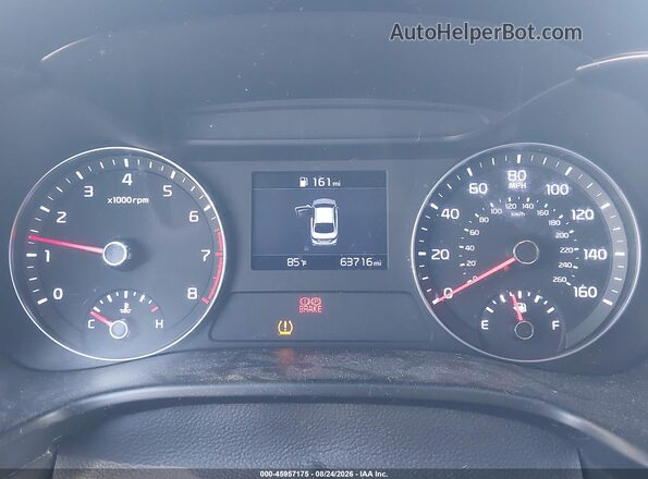 3KPF24AD8KE070580 2019 KIA FORTE Black Vista de los asientos traseros
