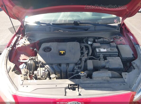 3KPF24AD8KE072667 2019 KIA FORTE Red Vista trasera