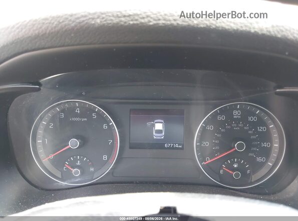 3KPF24AD8KE072667 2019 KIA FORTE Red Vista de los asientos traseros