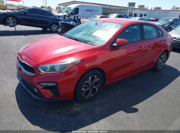 3KPF24AD8KE072667 2019 KIA FORTE Red Vista tres cuartos delantera izquierda