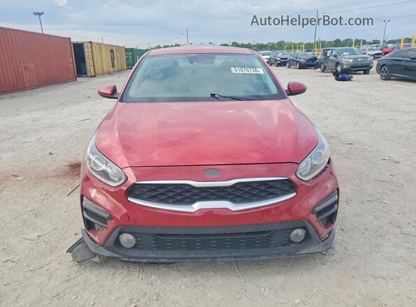 3KPF24AD8KE083488 2019 KIA FORTE Red Front view