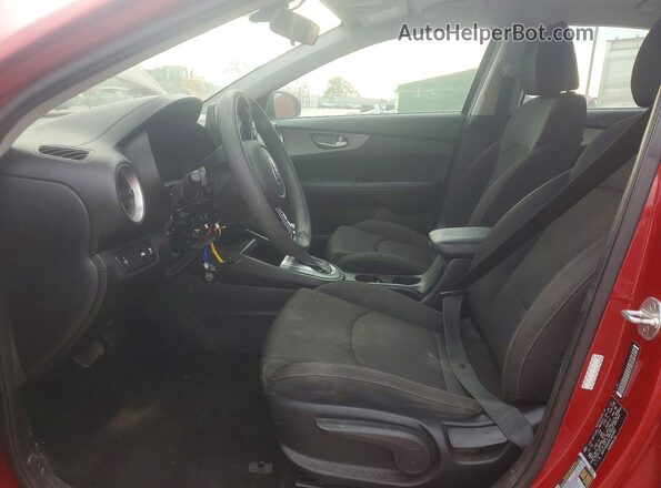 3KPF24AD8KE083488 2019 KIA FORTE Red Front interior view
