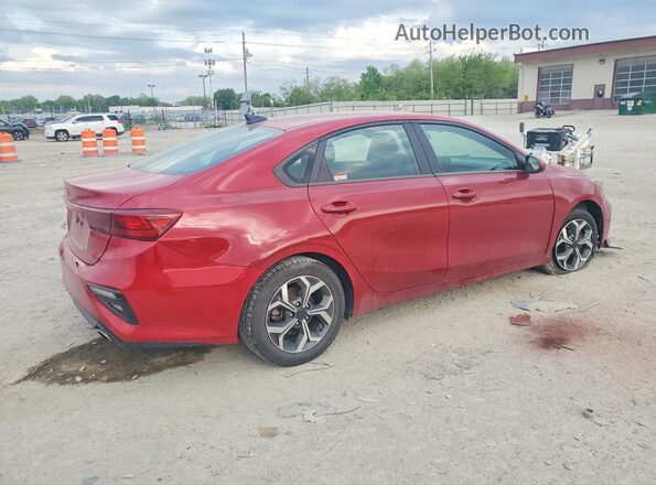 3KPF24AD8KE083488 2019 KIA FORTE Red Rear right
