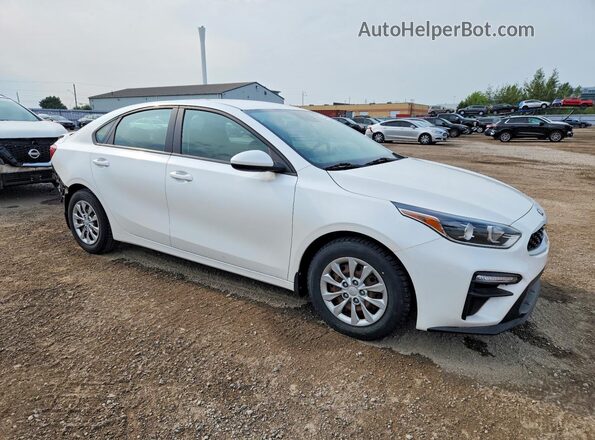 3KPF24AD8KE134150 2019 KIA FORTE Белый Передняя правая четверть