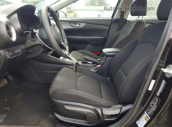 3KPF24AD8LE179462 2020 KIA FORTE Black Widok wnętrza z przodu