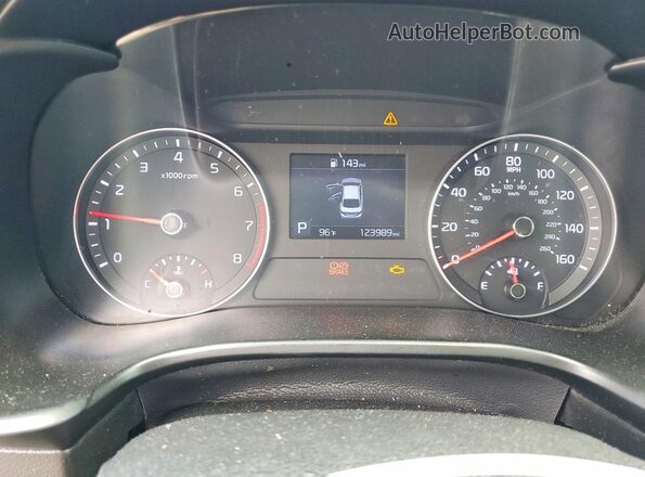 3KPF24AD8LE179462 2020 KIA FORTE Black Widok zestawu wskaźników