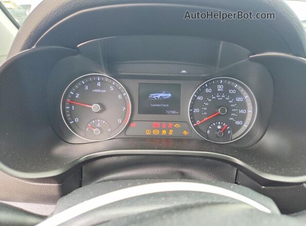 3KPF24AD8ME291597 2021 KIA FORTE Silver Widok zestawu wskaźników