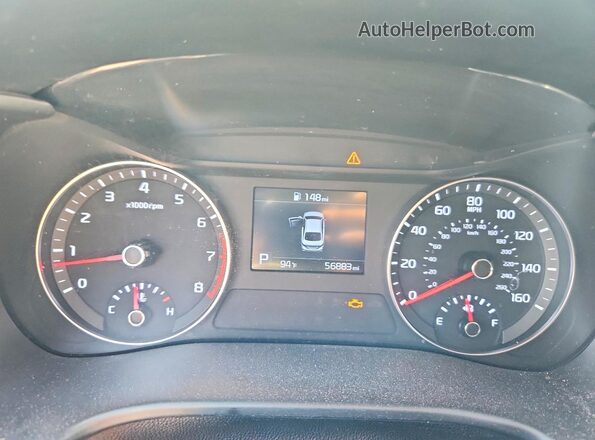 3KPF24AD8ME342564 2021 KIA FORTE Серый Вид щитка приборов