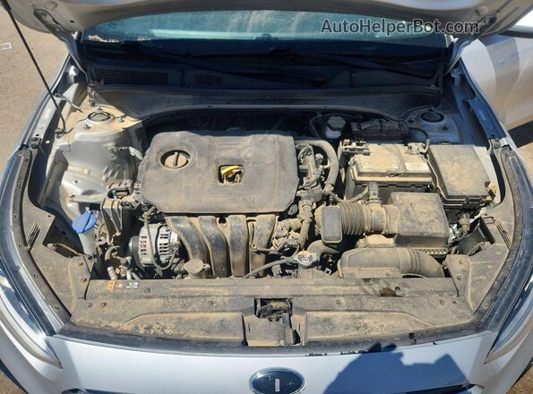 3KPF24AD8ME342564 2021 KIA FORTE Серый Вид задней части салона