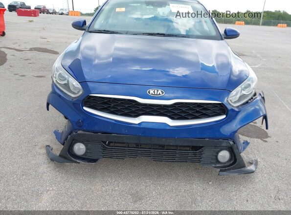 3KPF24AD8ME343777 2021 KIA FORTE Blue Vista frontal