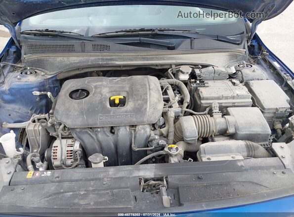 3KPF24AD8ME343777 2021 KIA FORTE Blue Vista trasera