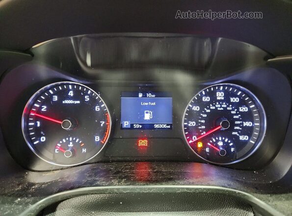 3KPF24AD8ME350650 2021 KIA FORTE White Вид щитка приладів