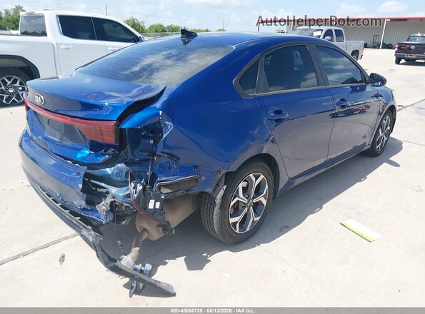 3KPF24AD8ME364046 2021 KIA FORTE Blue Tył prawy