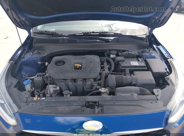 3KPF24AD8ME364046 2021 KIA FORTE Blue Widok z tyłu