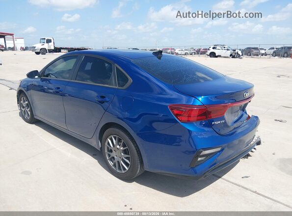 3KPF24AD8ME364046 2021 KIA FORTE Blue Tył lewy