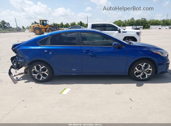 3KPF24AD8ME364046 2021 KIA FORTE Blue Widok wnętrza z tyłu