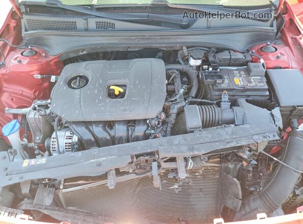 3KPF24AD8ME364404 2021 KIA FORTE Red Widok wnętrza z tyłu