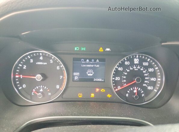 3KPF24AD8ME381087 2021 KIA FORTE Gray Widok zestawu wskaźników