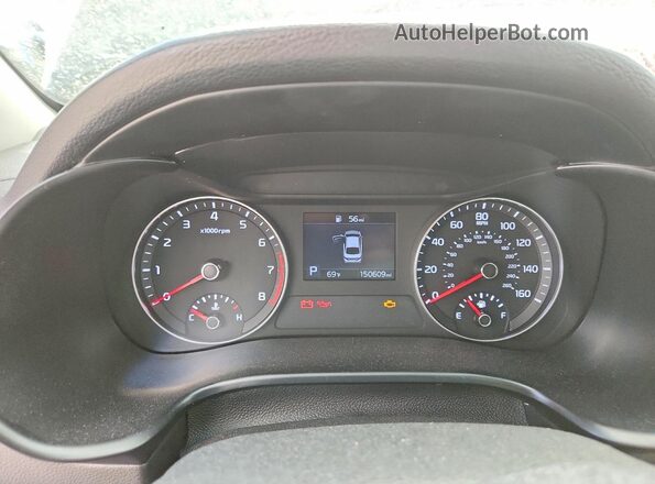 3KPF24AD8ME402083 2021 KIA FORTE Charcoal Вид щитка приладів
