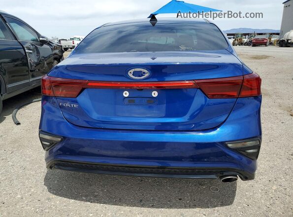 3KPF24AD8ME412581 2021 KIA FORTE Blue Widok z tyłu
