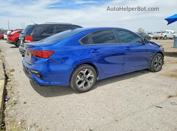 3KPF24AD8ME412581 2021 KIA FORTE Blue Tył prawy
