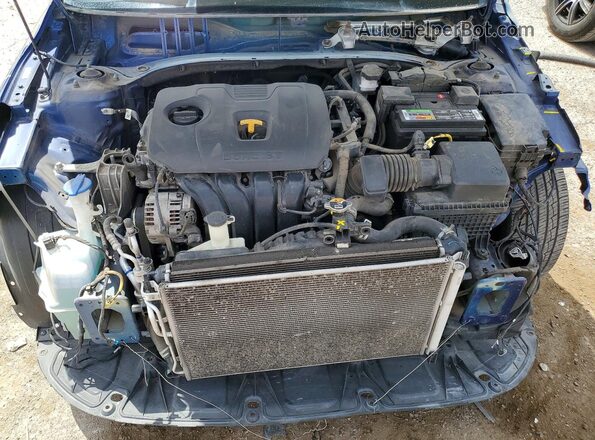 3KPF24AD8ME412581 2021 KIA FORTE Blue Widok wnętrza z tyłu