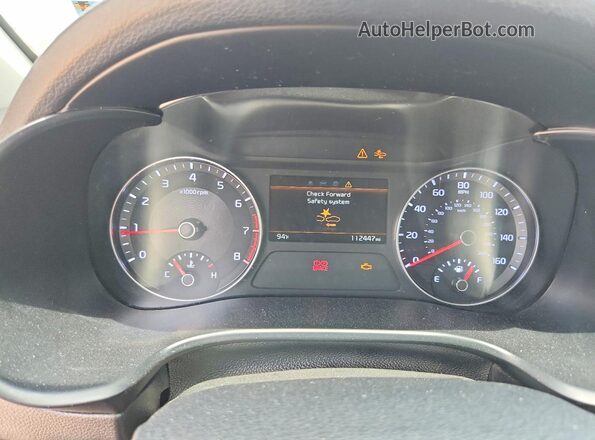 3KPF24AD8PE582346 2023 KIA FORTE Черный Вид щитка приборов