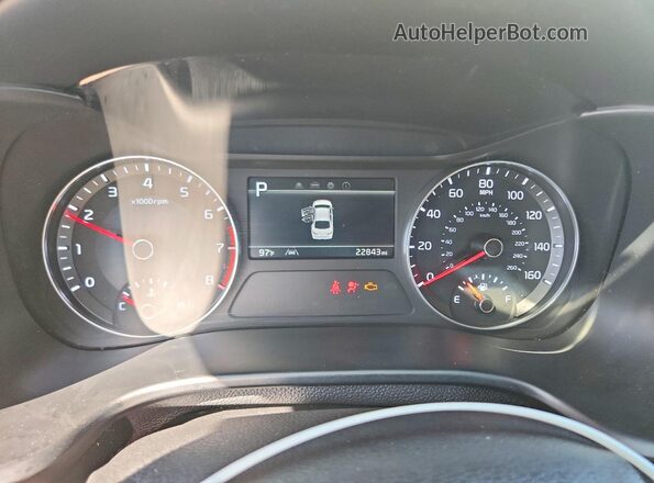 3KPF24AD8PE690725 2023 KIA FORTE White Սարքավորումների վահանակի տեսք