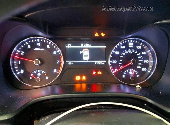 3KPF24AD8RE718753 2024 KIA FORTE Orange Instrument cluster view