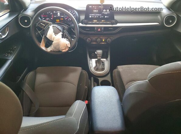 3KPF24AD8RE718753 2024 KIA FORTE Orange Dashboard view