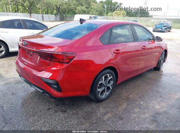 3KPF24AD9KE034459 2019 KIA FORTE Red Հետևի աջ