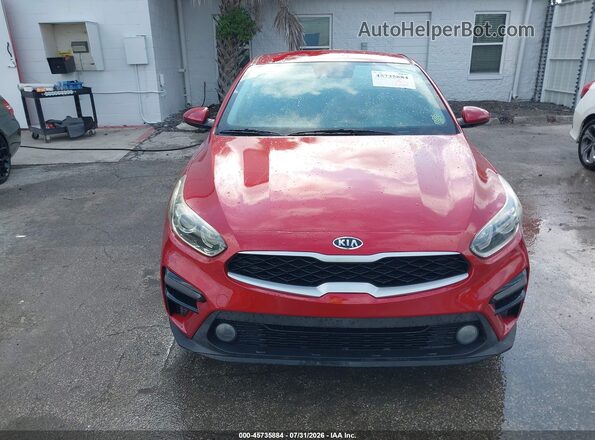 3KPF24AD9KE034459 2019 KIA FORTE Red Դիմացի տեսք